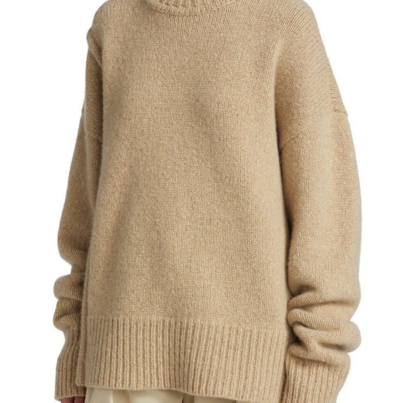 The Row Capua Cashmere Sweater Beige Size M - Picture 4 of 7